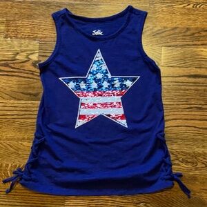Justice girls USA tank top